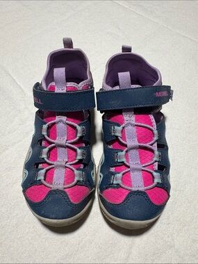 Merrell Kids Navy and Pink Sport Sandals